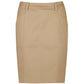 Biz Corporate Womens Mid Waist Stretch Chino Skirt (RGS264L)