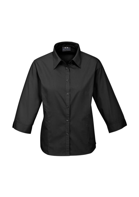 Biz Collection Womens Base 3/4 Sleeve Shirt (S10521)