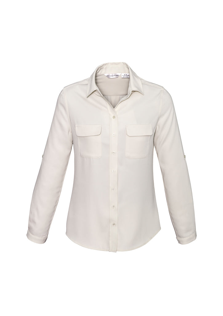 Biz Collection Womens Madison L/S Blouse (S626LL)