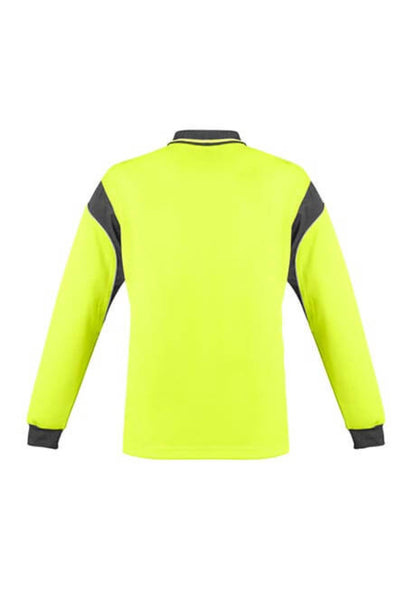 Syzmik Mens Hi Vis Aztec Long Sleeve Polo (ZH249)