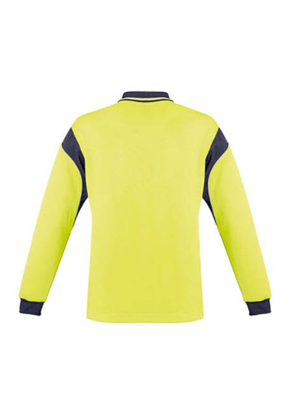 Syzmik Mens Hi Vis Aztec Long Sleeve Polo (ZH249)