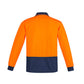 Syzmik Mens Hi Vis Comfort Back Long Sleeve Polo (ZH410)