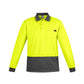 Syzmik Mens Hi Vis Comfort Back Long Sleeve Polo (ZH410)