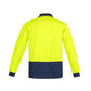 Syzmik Mens Hi Vis Comfort Back Long Sleeve Polo (ZH410)