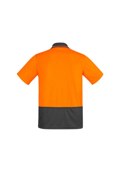 Syzmik Mens Hi Vis Comfort Back S/S Polo (ZH415)