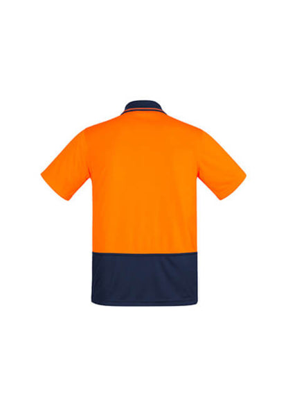 Syzmik Mens Hi Vis Comfort Back S/S Polo (ZH415)
