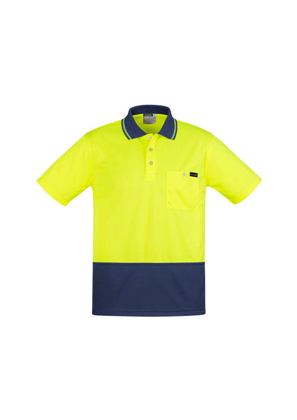 Syzmik Mens Hi Vis Comfort Back S/S Polo (ZH415)