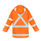 Syzmik Mens Hi Vis X Back Taped 4 In 1 Waterproof Jacket (ZJ616)