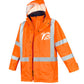Syzmik Mens Hi Vis X Back Taped 4 In 1 Waterproof Jacket (ZJ616)