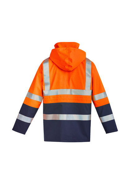 Syzmik Mens Orange Flame Arc Rated Antistatic Waterproof Jacket(ZJ900)