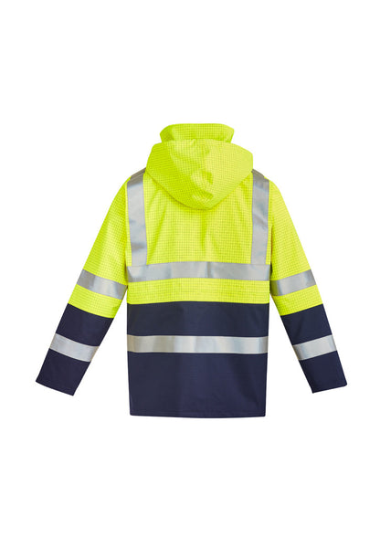 Syzmik Mens Orange Flame Arc Rated Antistatic Waterproof Jacket(ZJ900)
