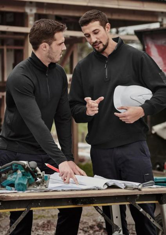 Syzmik Unisex 1/4 Zip Brushed Fleece Pullover (ZT366)