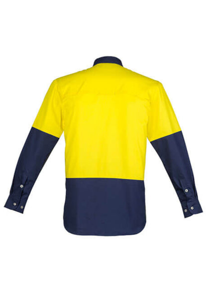 Syzmik Mens Industrial Long Sleeve Shirt (ZW122)