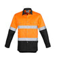 Syzmik Mens Hi Vis Spliced Industrial Shirt - Hoop Taped (ZW123)