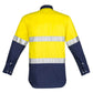 Syzmik Mens Hi Vis Spliced Industrial Shirt - Hoop Taped (ZW123)