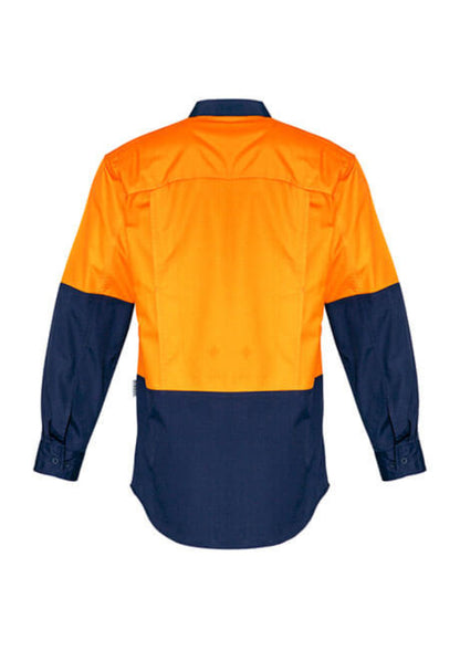 Syzmik Mens Rugged Cooling Hi Vis L/S Shirt (ZW128)