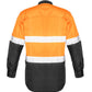 Syzmik Mens Rugged Cooling HI Vis Taped Long Sleeve Shirt (ZW129)