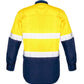 Syzmik Mens Rugged Cooling HI Vis Taped Long Sleeve Shirt (ZW129)