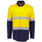 Syzmik Mens Orange Flame Lightweight Ripstop Spliced Shirt-Hoop Taped (ZW180)