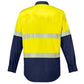 Syzmik Mens Rugged Cooling Hi Vis Segmented Tape L/S Shirt (ZW229)