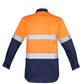 Syzmik Mens Closed Front Long Sleeve Shirt - Hoop Taped (ZW550)