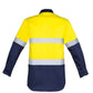 Syzmik Mens Closed Front Long Sleeve Shirt - Hoop Taped (ZW550)
