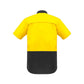 Syzmik Mens Rugged Cooling Hi Vis Spliced S/S Shirt (ZW815)