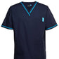 JB's Contrast Unisex Scrubs Top (4SCT)