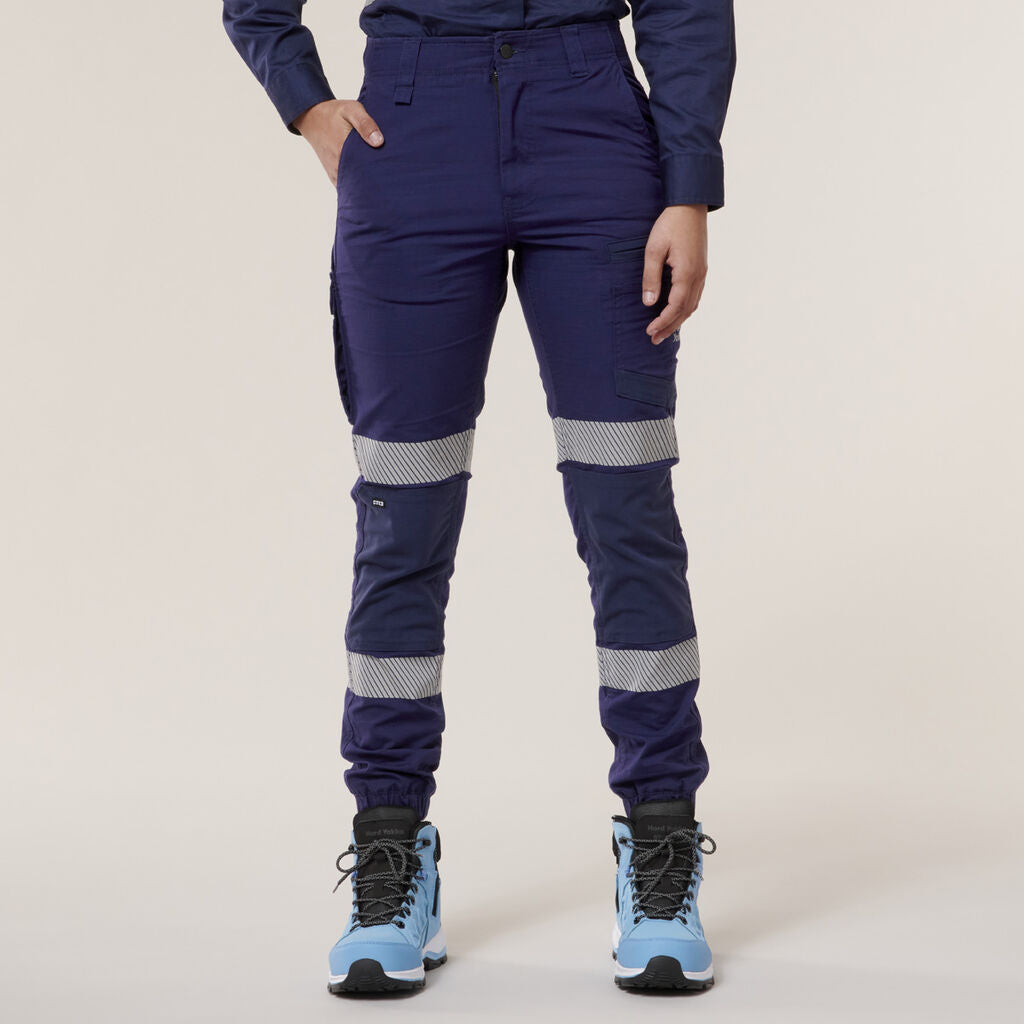 Hard Yakka Women’s Raptor Cuff Pant With Tape (Y08411)
