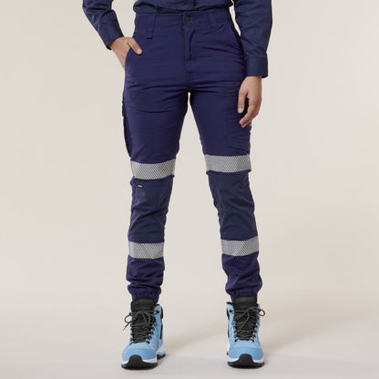Hard Yakka Women’s Raptor Cuff Pant With Tape (Y08411)